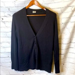 Motherhood Maternity Black Button Cardigan Size Medium